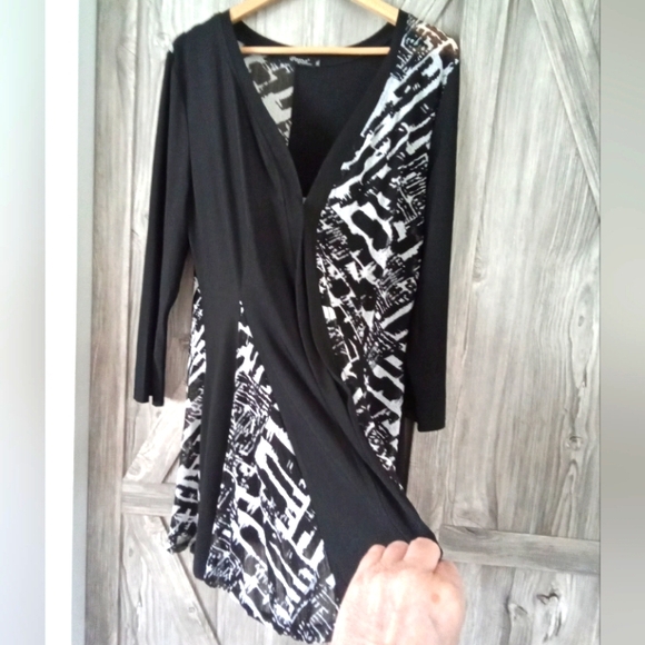 New Papa Black Mesh Open Duster XL - Picture 5 of 11